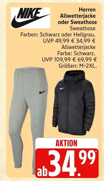 Marktkauf Nike sweathose Angebot