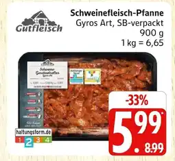 Marktkauf Gutfleisch schweinefleisch-pfanne gyros art Angebot