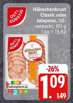 Edeka Gut & günstig hähnchenbrust classic Angebot