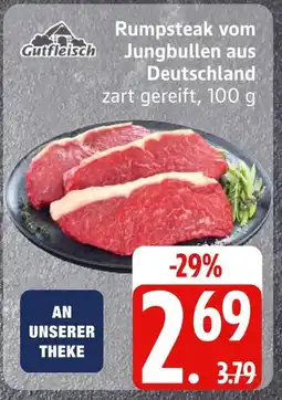 Edeka Gutfleisch rumpsteak vom jungbullen aus deutschland Angebot
