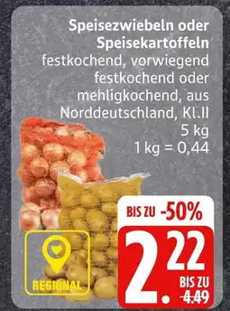 Edeka Speisezwiebeln oder speisekartoffeln Angebot