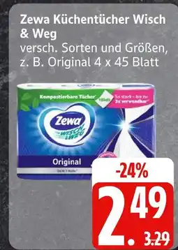 Edeka Zewa küchentücher wisch & weg Angebot