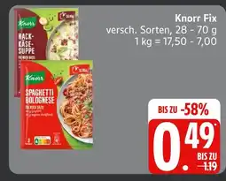 Edeka Knorr hack-käse-suppe Angebot