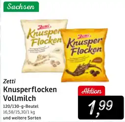 KONSUM Zetti Knusperflocken Vollmilch Angebot