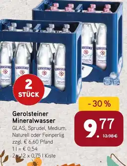 Dornseifer Gerolsteiner Mineralwasser Angebot