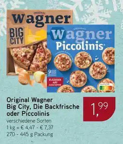 Dornseifer Original Wagner Big City, Die Backfrische oder Piccolinis Angebot