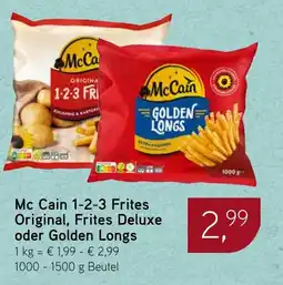 Dornseifer Mc Cain 1-2-3 Frites Original, Frites Deluxe oder Golden Longs Angebot