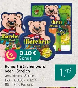 Dornseifer Reinert Bärchenwurst oder -Streich Angebot