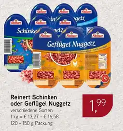 Dornseifer Reinert Schinken oder Geflügel Nuggetz Angebot
