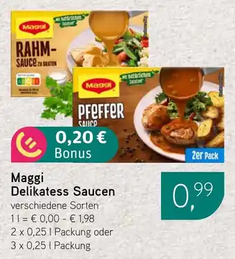 Dornseifer Maggi Delikatess Saucen Angebot