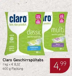 Dornseifer Claro Geschirrspültabs Angebot