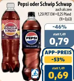 Aktiv Irma Pepsi oder Schwip Schwap Angebot