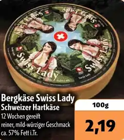Aktiv Irma Bergkäse Swiss Lady Schweizer Hartkäse Angebot