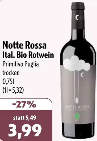 Aktiv Irma Notte Rossa Ital. Bio Rotwein Angebot