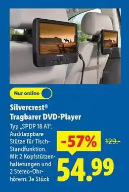 Lidl Silvercrest Tragbarer DVD-Player Angebot