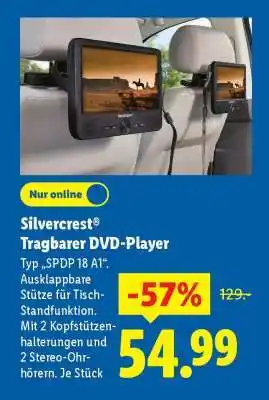 Lidl Silvercrest Tragbarer DVD-Player Angebot