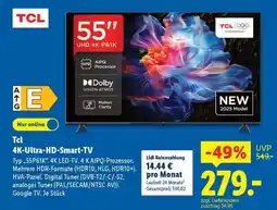 Lidl TCL 4K-Ultra-HD-Smart-TV Angebot