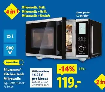Lidl Silvercrest Kitchen Tools Mikrowelle Angebot