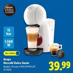 Lidl KRUPS Nescafé Dolce Gusto Angebot