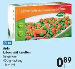 CITTI Markt Ardo Erbsen mit Karotten Angebot