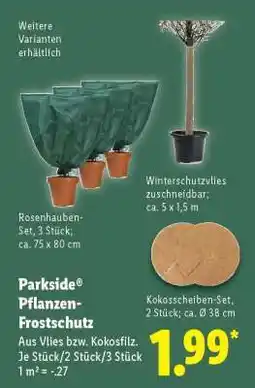 Lidl PARKSIDE Pflanzen-Frostschutz Angebot