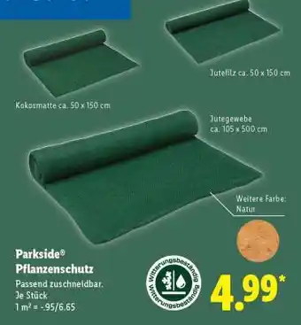 Lidl Parkside Pflanzenschutz Angebot