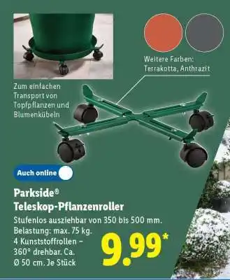 Lidl Parkside Teleskop-Pflanzenroller Angebot