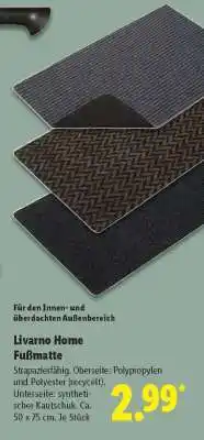 Lidl Livarno Home Fußmatte Angebot