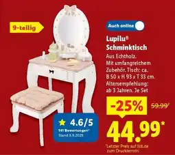 Lidl Lupilu Schminktisch Angebot
