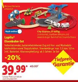 Lidl Lupilu Eisenbahn-Set Angebot