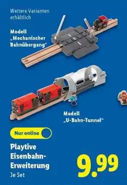 Lidl Playtive Eisenbahn-Erweiterung Angebot