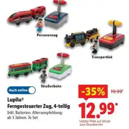 Lidl Lupilu Ferngesteuerter Zug, 4-teilig Angebot