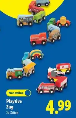 Lidl Playtive Zug Angebot