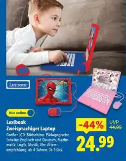 Lidl LEXIBOOK Zweisprachiger Laptop Angebot