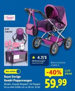 Lidl Bayer Design Kombi-Puppenwagen Angebot