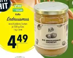 CITTI Markt KoRo Erdnussmus Angebot