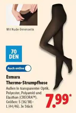Lidl Esmara Thermo-Strumpfhose Angebot