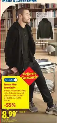 Lidl Esmara Men Sweatjacke Angebot
