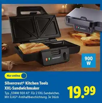 Lidl Silvercrest Kitchen Tools XXL-Sandwichmaker Angebot