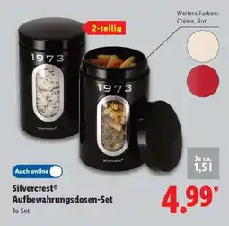 Lidl Silvercrest Aufbewahrungsdosen-Set Angebot