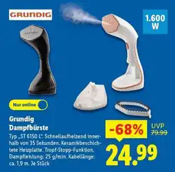 Lidl Grundig Dampfbürste Angebot