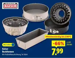 Lidl Kaiser Backformen Angebot