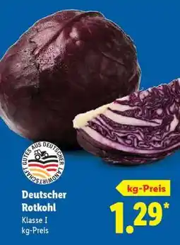 Lidl Deutscher Rotkohl Angebot