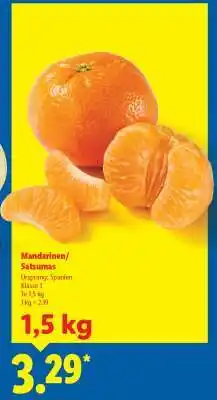 Lidl Mandarinen/Satsumas Angebot
