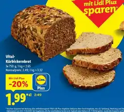 Lidl Vital-Kürbiskernbrot Angebot