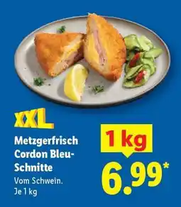 Lidl Metzgerfrisch Cordon Bleu-Schnitte Angebot