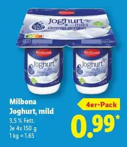 Lidl Milbona Joghurt mild Angebot