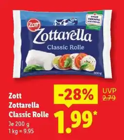 Lidl Zott Zottarella Classic Rolle Angebot