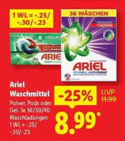 Lidl Ariel Waschmittel Angebot