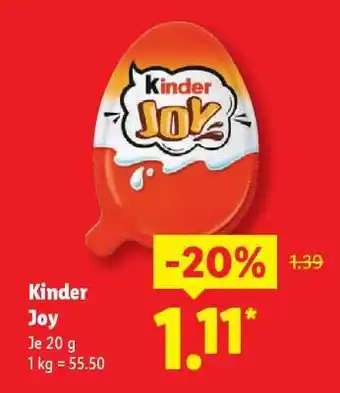 Lidl kinder Joy Angebot